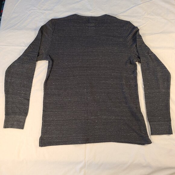 Urban Pipeline Men's L Long Sleeve Shirt Waffle Knit/Thermal Black - Picture 2 of 6